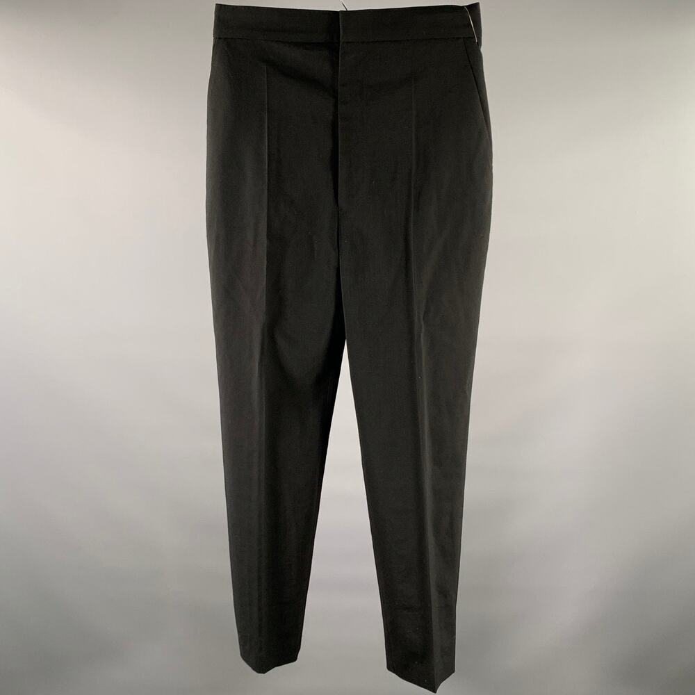 HAIDER ACKERMANN Size 31 Black Wool Polyamide Dress Pants